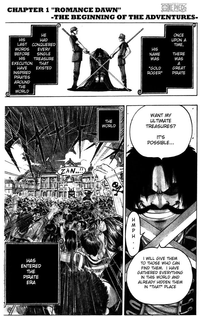 One Piece, Chapter 1 image 01